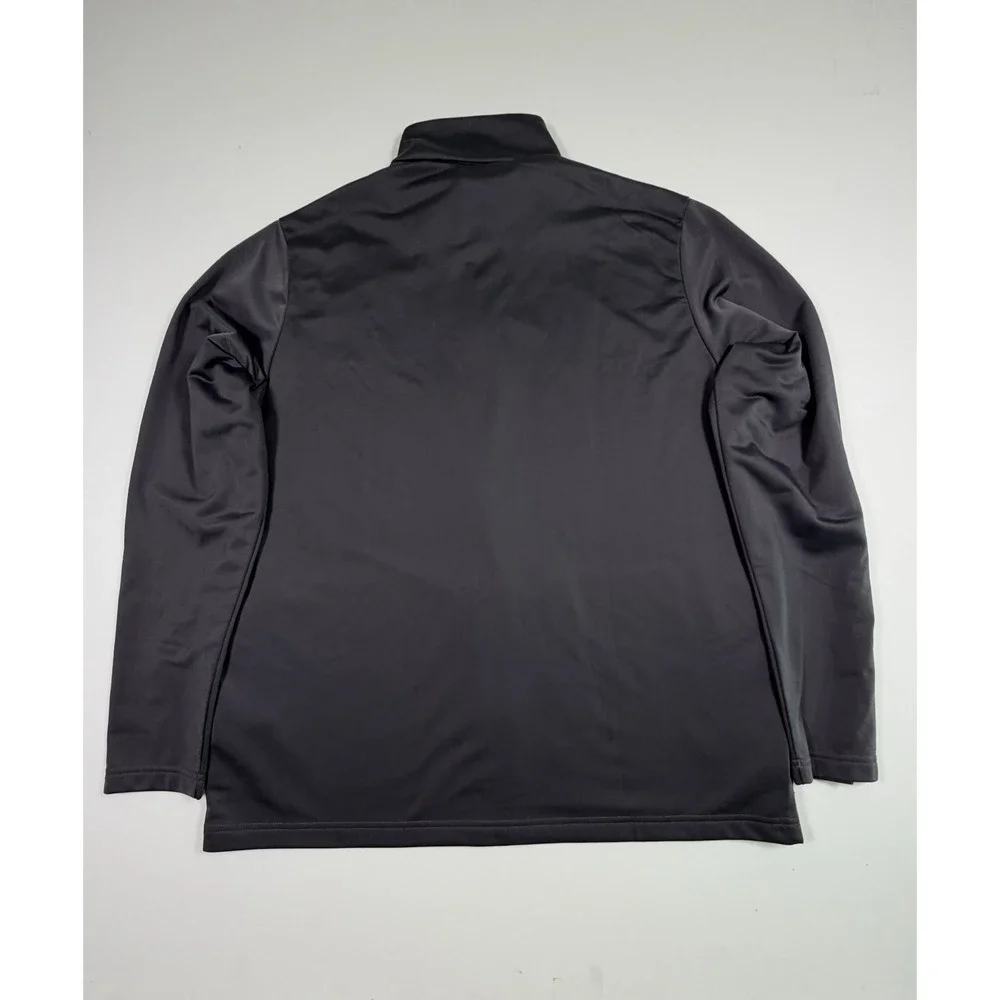 Adidas Jacket Mens XL Gray Tricot Full Zip Track Lightweight Athletic KD3631